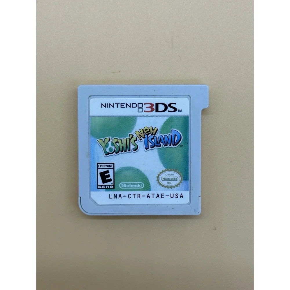 Yoshi's New Island Nintendo 3DS Game Authentic Cartridge Tested Working